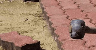Укладка плитки на песок в Клинцах в октябре