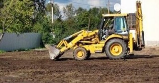 Выравнивание рельефа в Клинцах в октябре